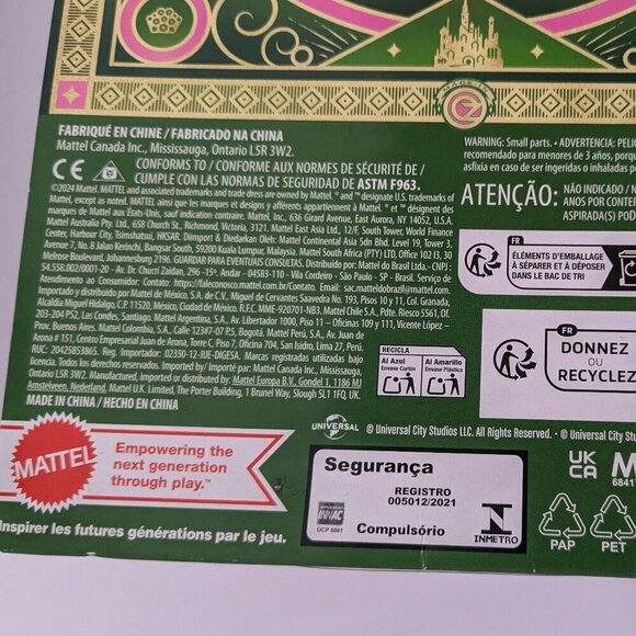 Mattel Wicked Movie Glinda Ariana Grande Doll Accessories - URL Misprint Error - Picture 14 of 15